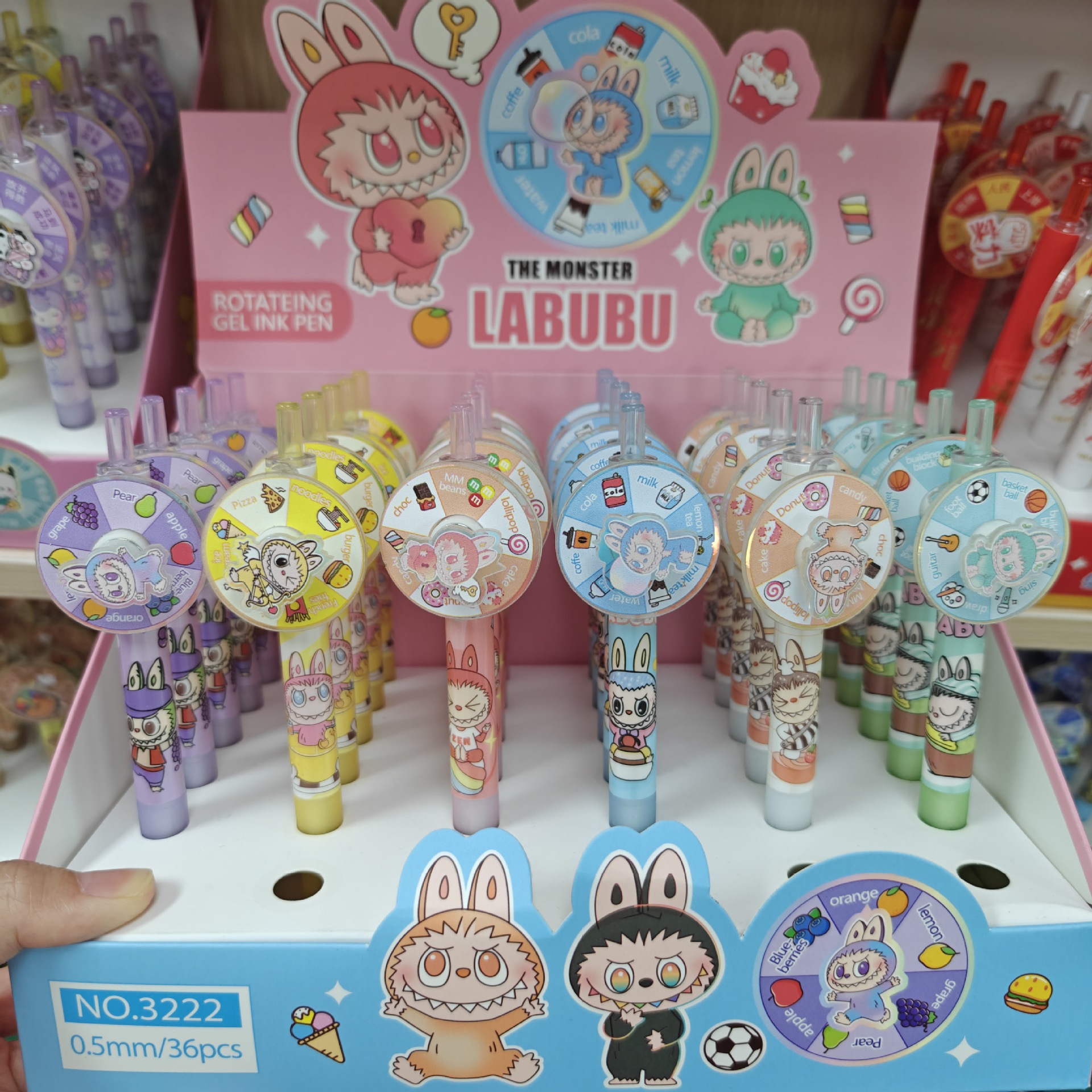 Labubu anime neutral pen 36 pcs a set