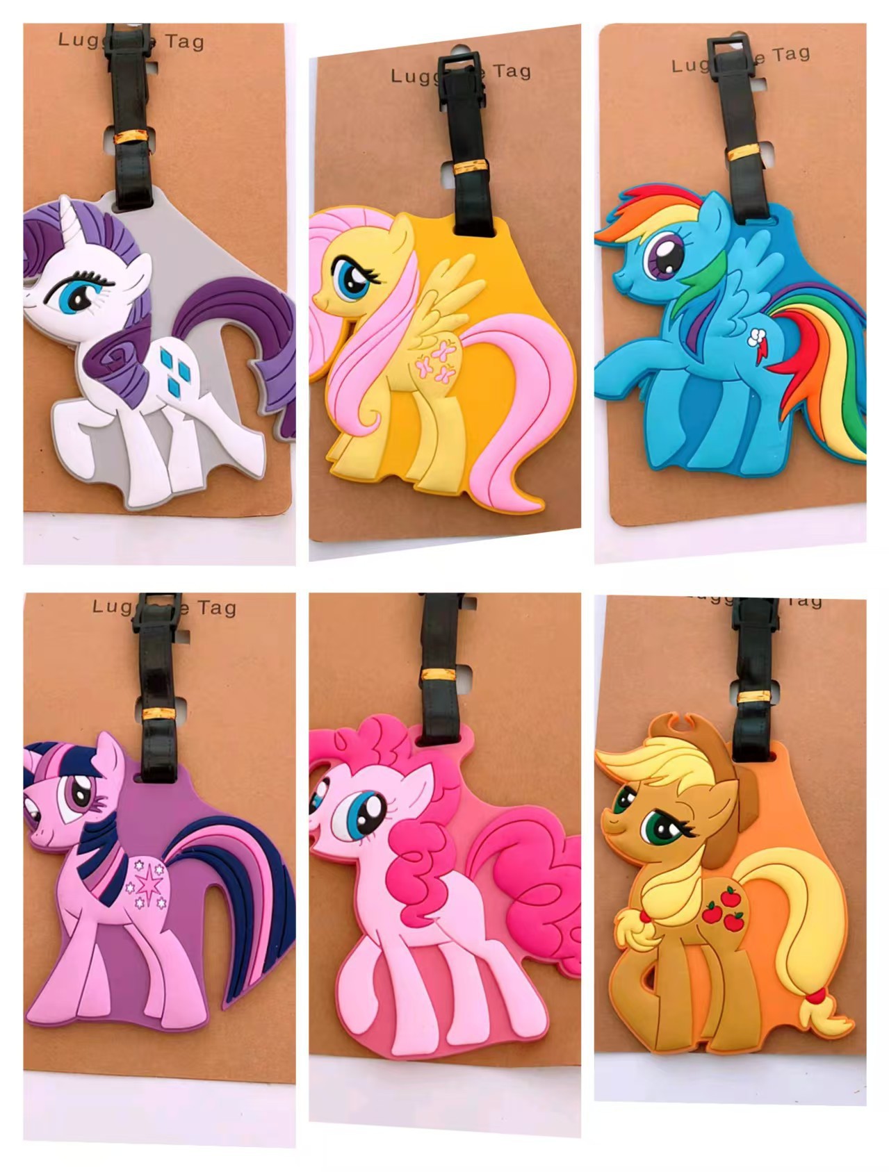 My little pony anime baggage tag