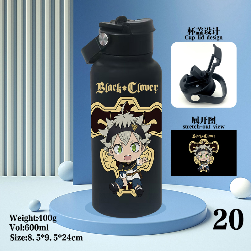 Black Clover anime vacuum cup