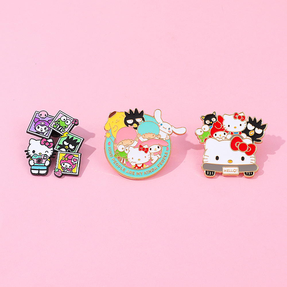 Kuromi anime pin