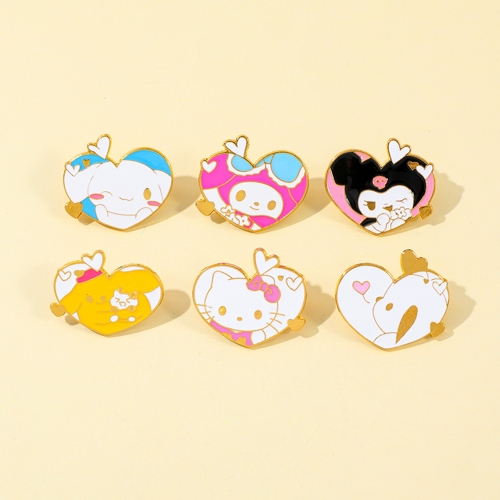 Kuromi anime pin