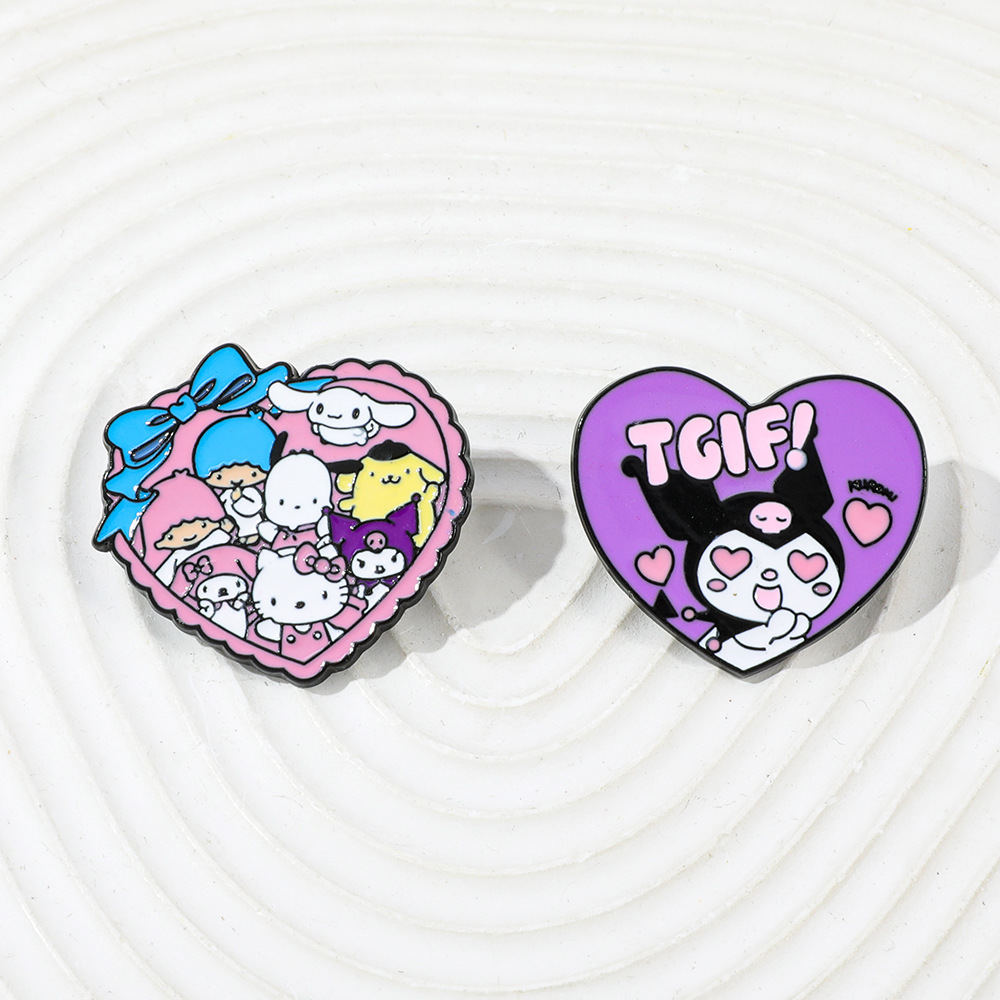 Kuromi anime pin