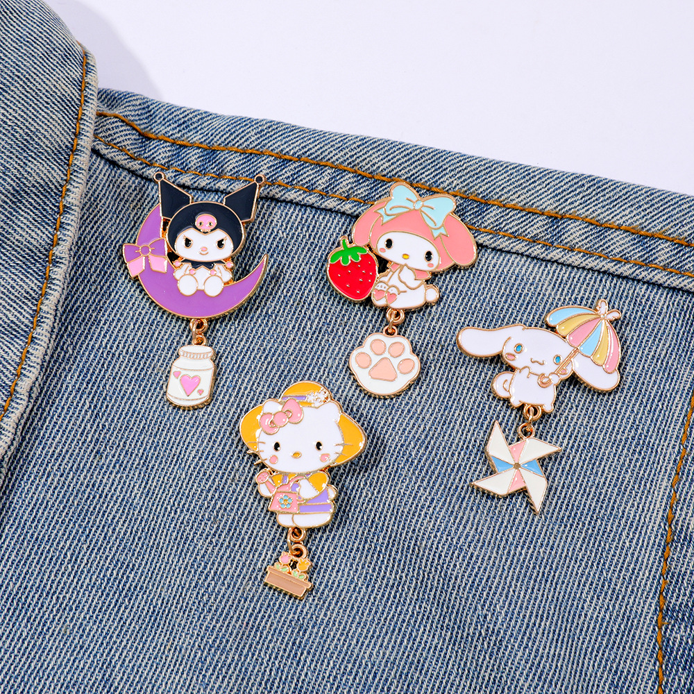 Kuromi anime pin