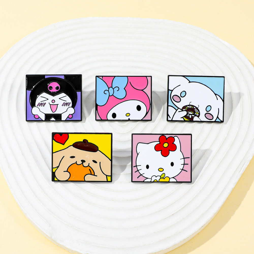 Kuromi anime pin