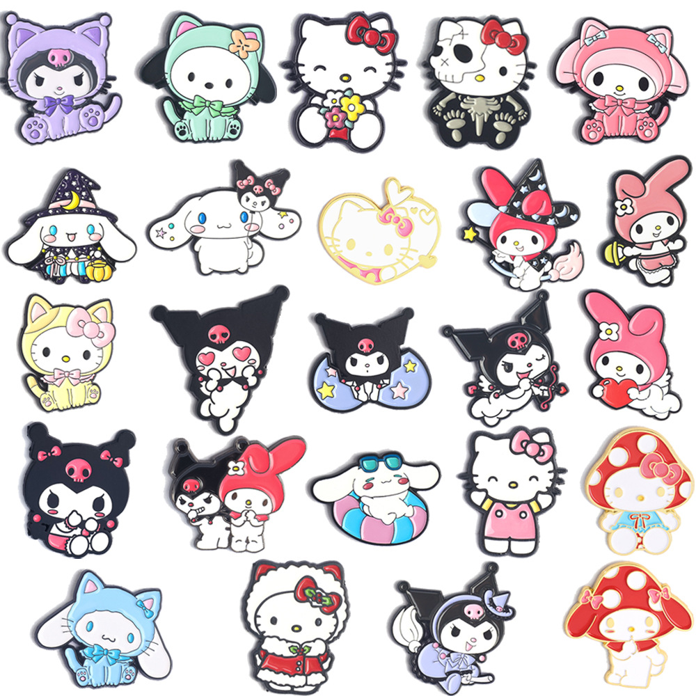 Kuromi anime pin 75mm