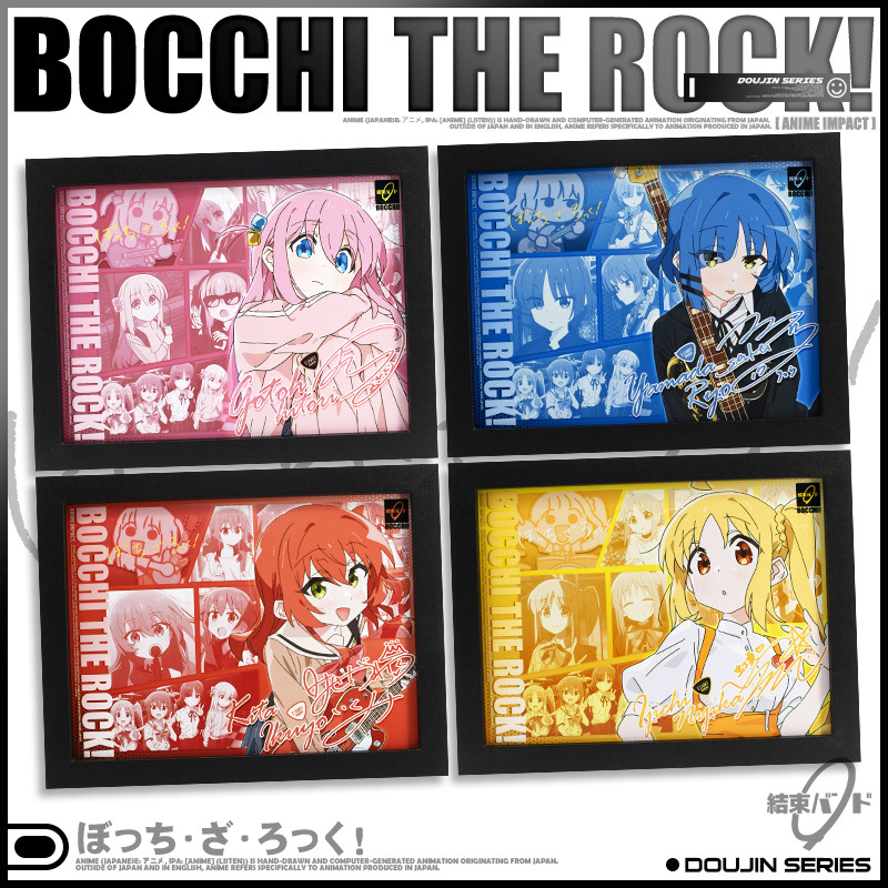 Bocchi the rock anime Picture frame painting