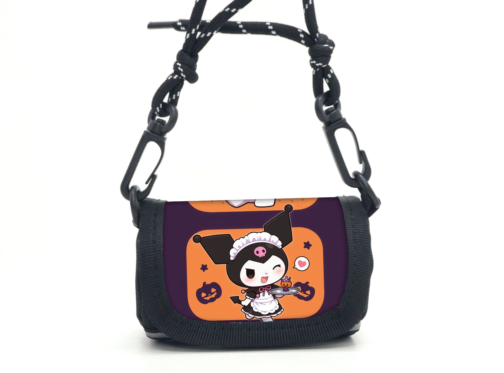 Kuromi anime messenger bag 9*6*6cm