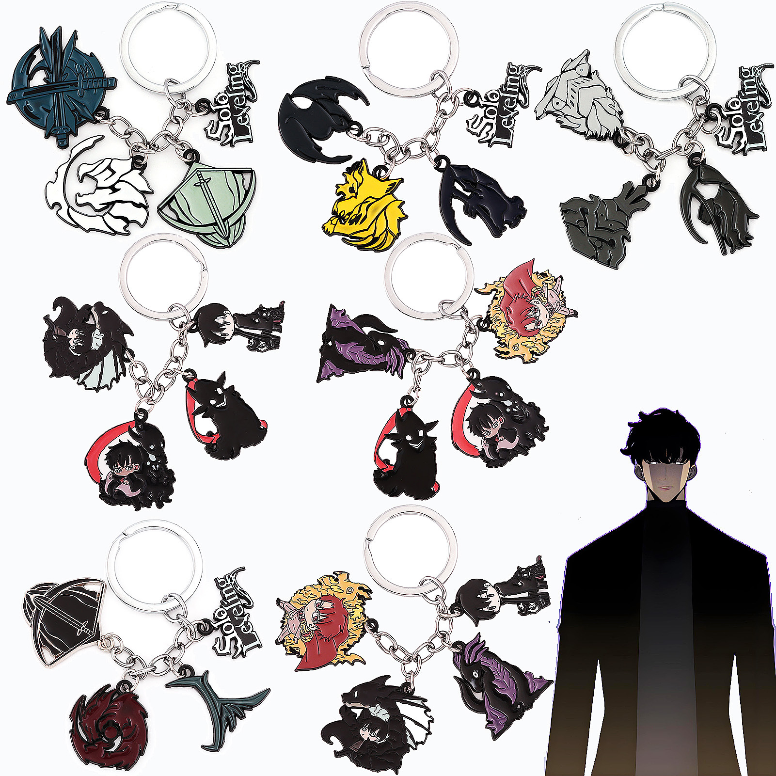 Solo Leveling anime keychain