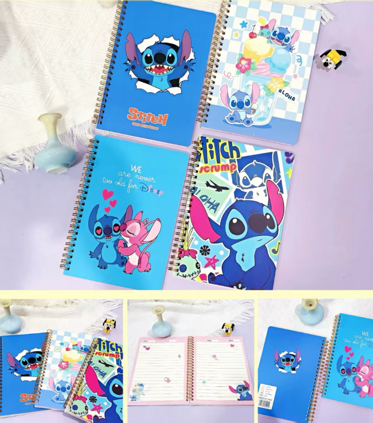 stitch anime notebook 12pcs a set