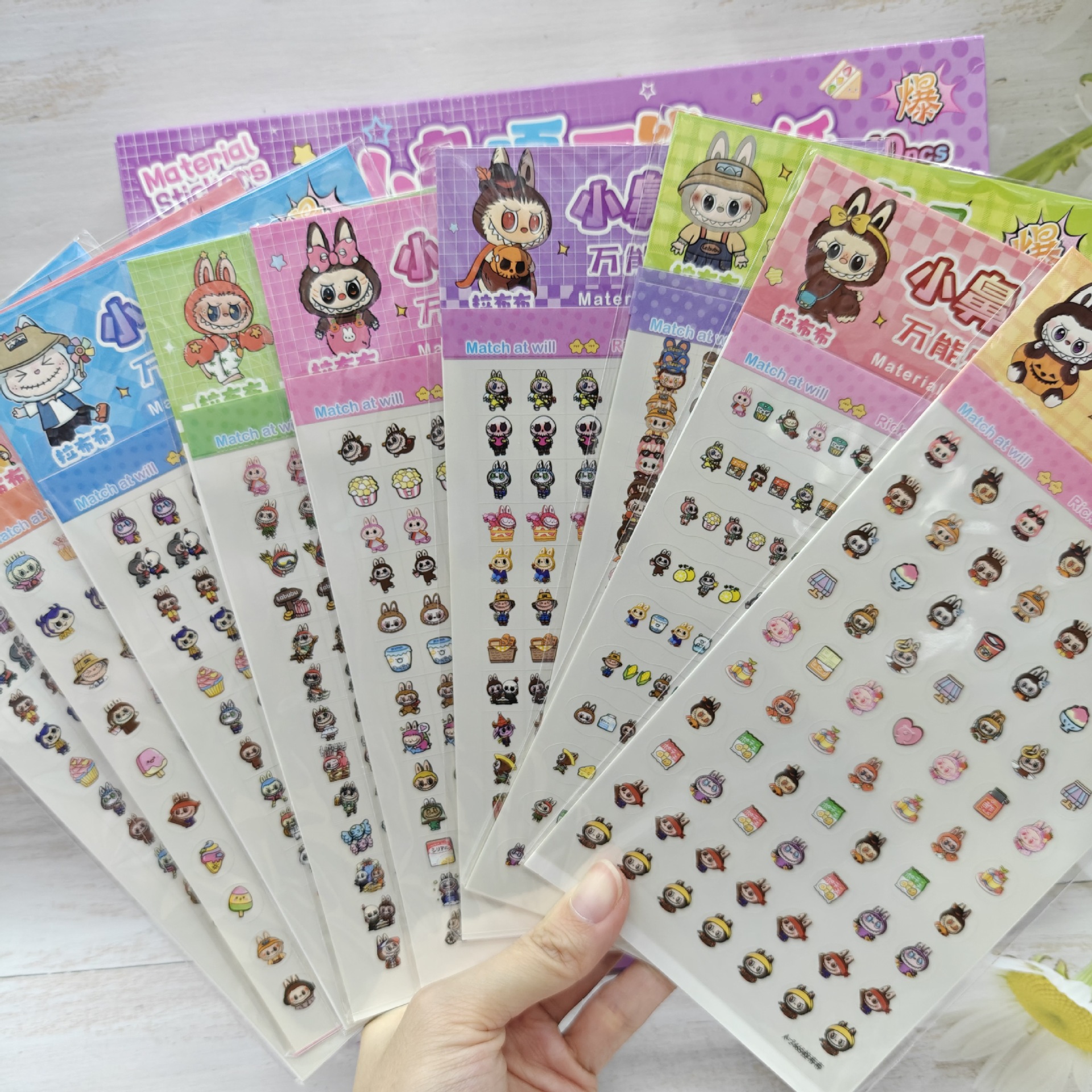 Labubu anime sticker 40pcs a set