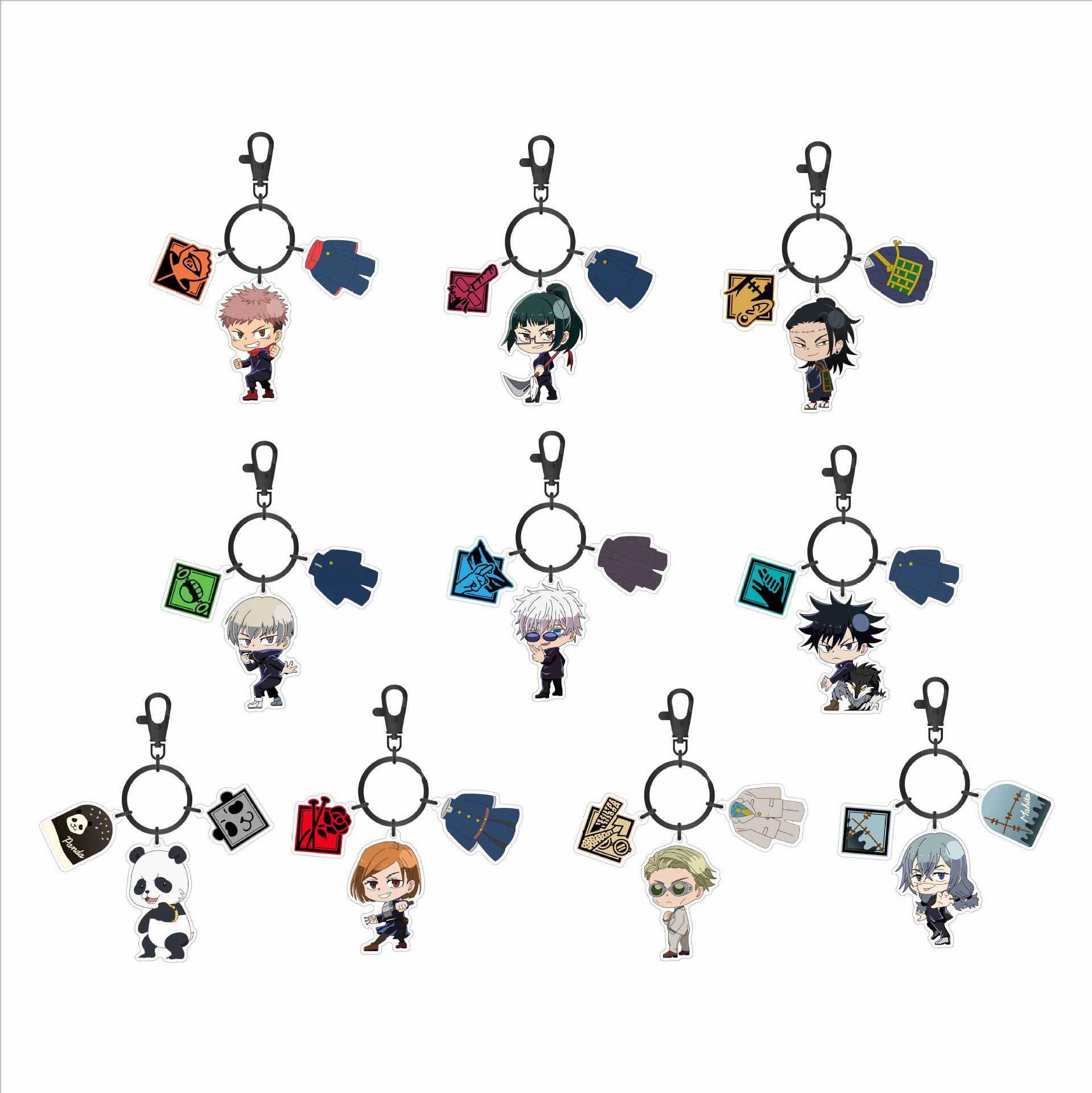 Jujutsu Kaisen anime keychain