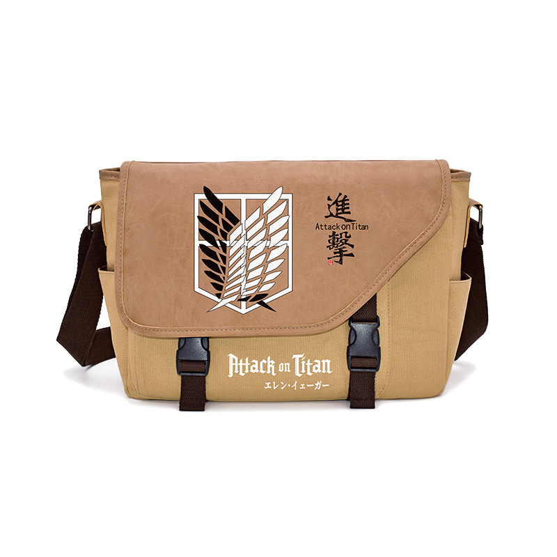 Attack on Titan anime messenger bag