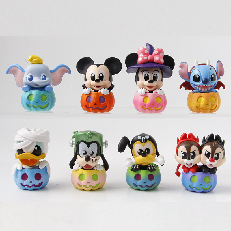 stitch anime figure set 7cm 8pcs a set