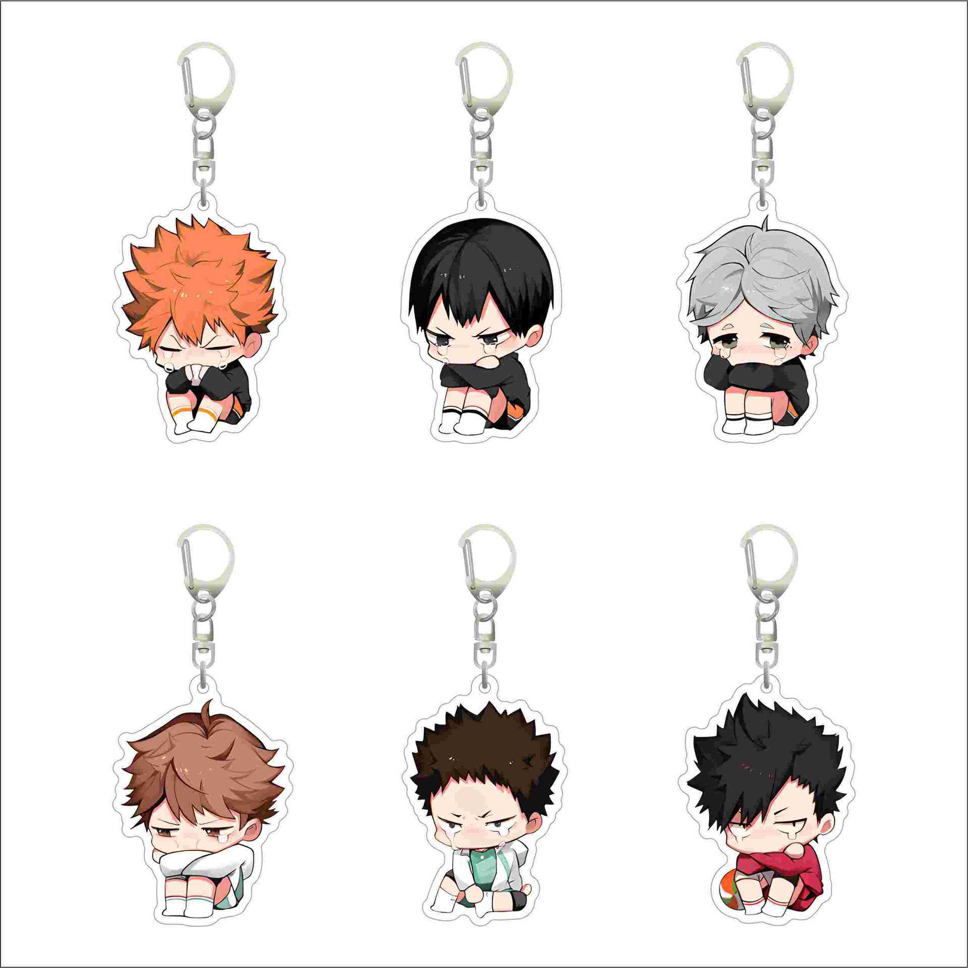 Haikyuu anime keychain