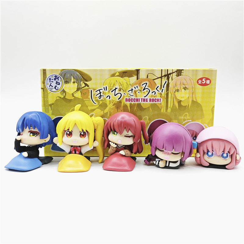 Bocchi the rock anime figure set 3-4.5cm 5pcs a set