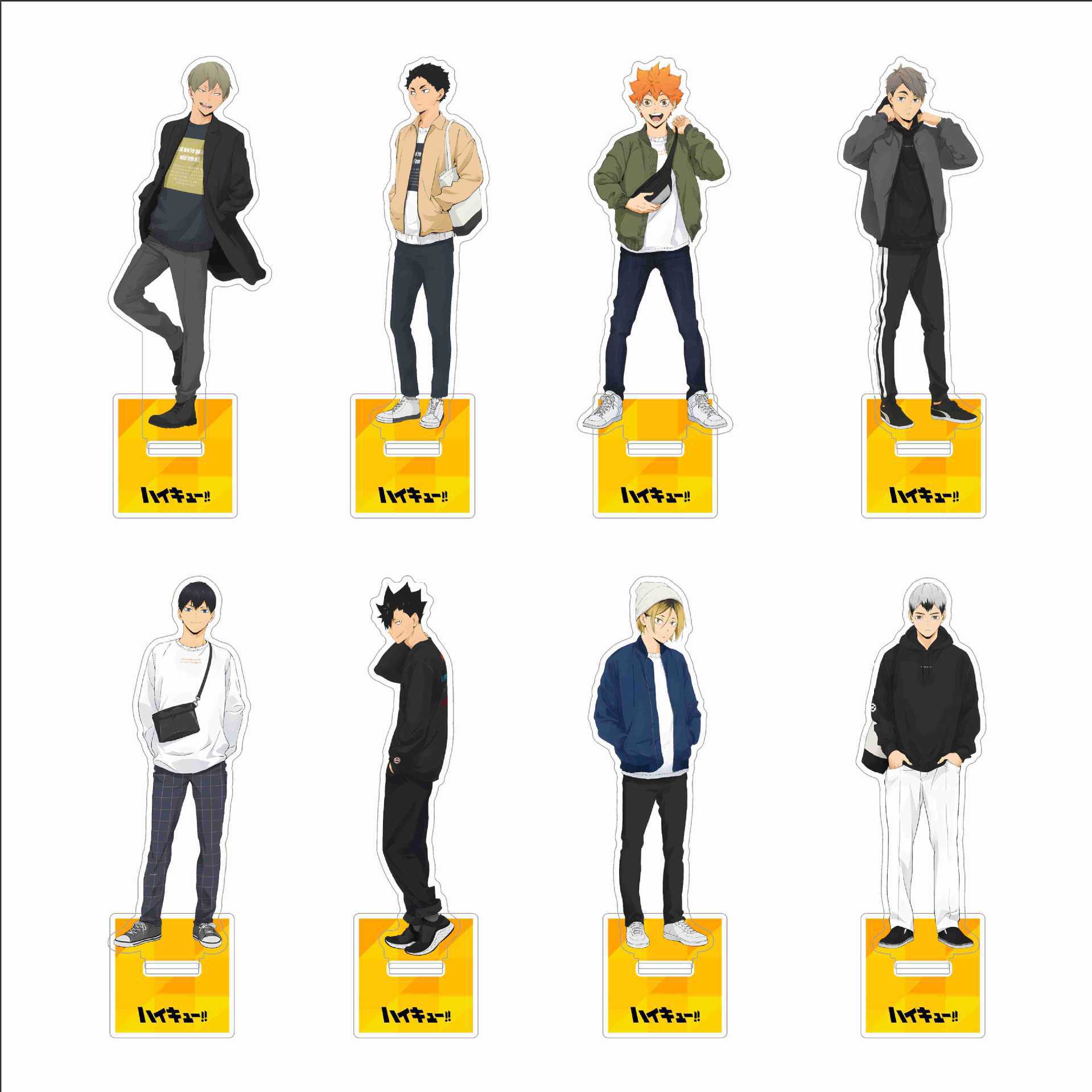 Haikyuu anime standing plate