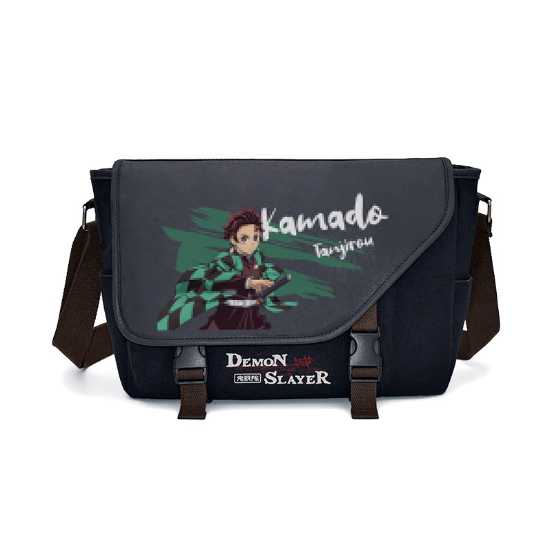 Demon slayer kimets anime messenger bag