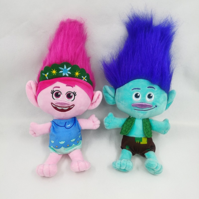 Trolls band together anime plush doll 35cm