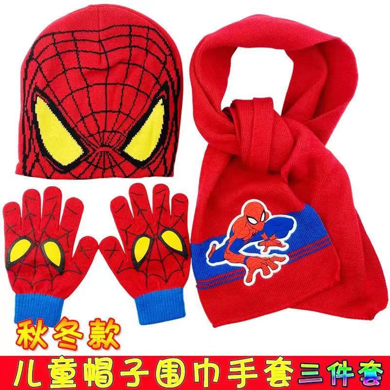 spider man anime hat kid 3pcs a set