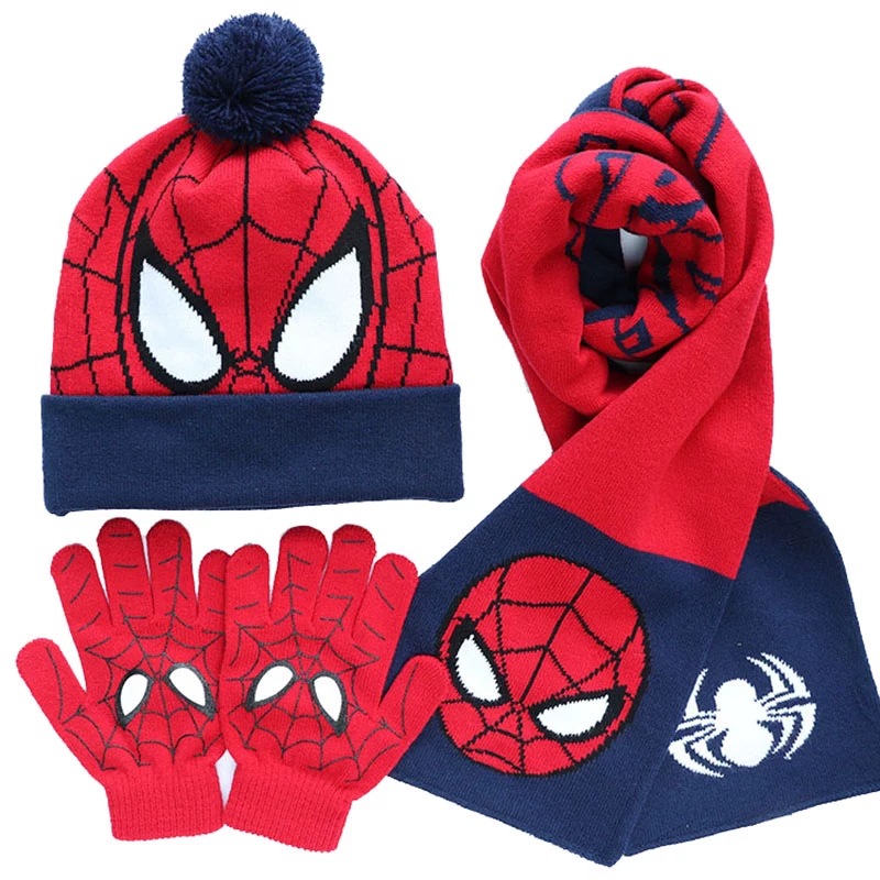 spider man anime hat kid 3pcs a set