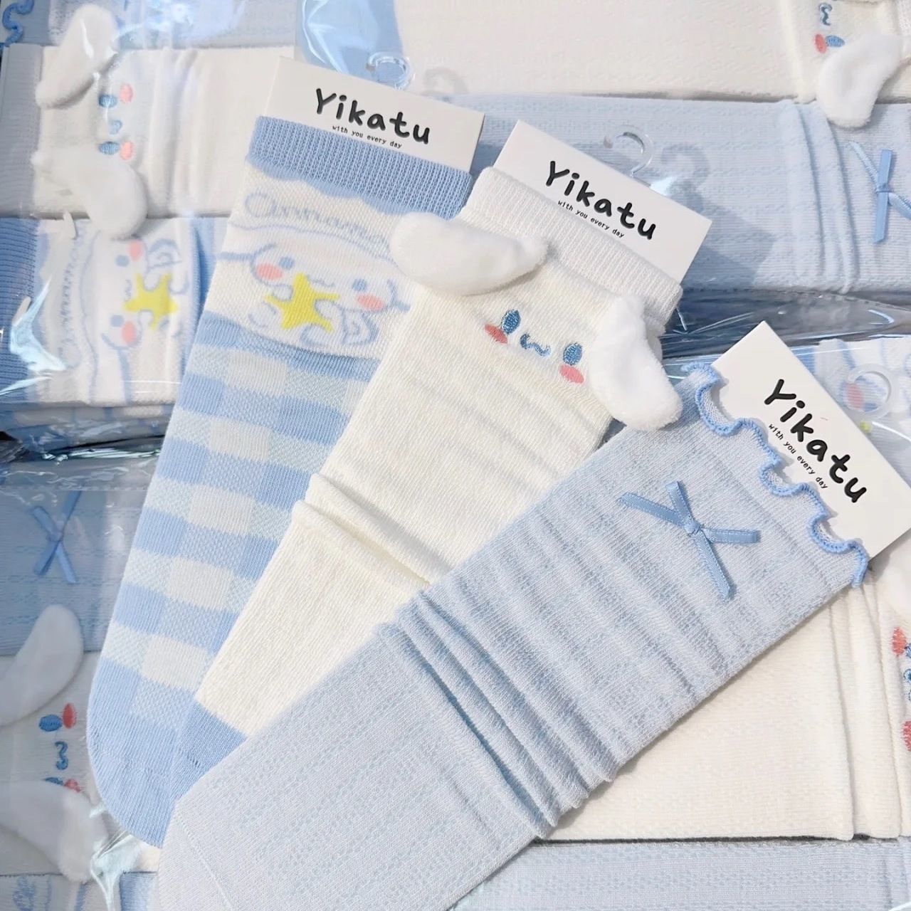 Kuromi anime socks 3pcs a set