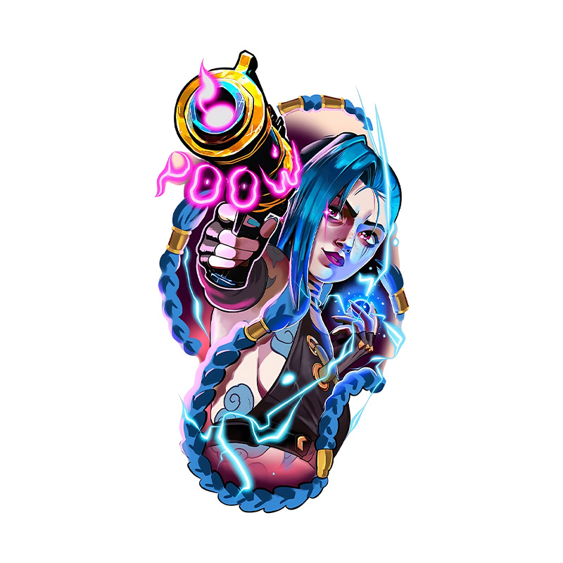 league of legends anime car sticker 13cm