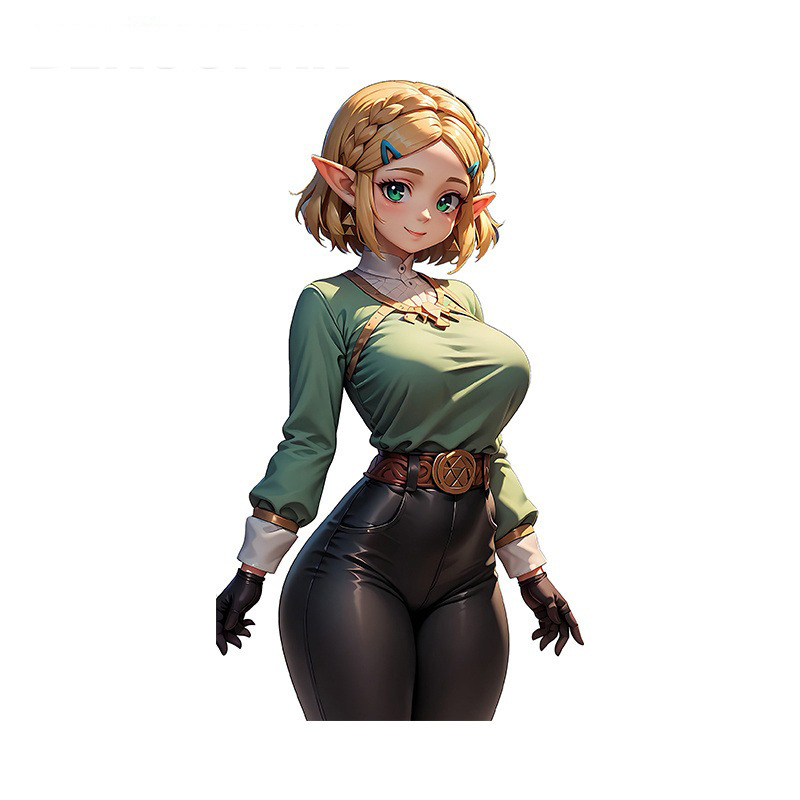 The Legend of Zelda anime car sticker 13cm