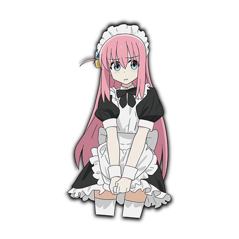 Bocchi the rock anime car sticker 13cm