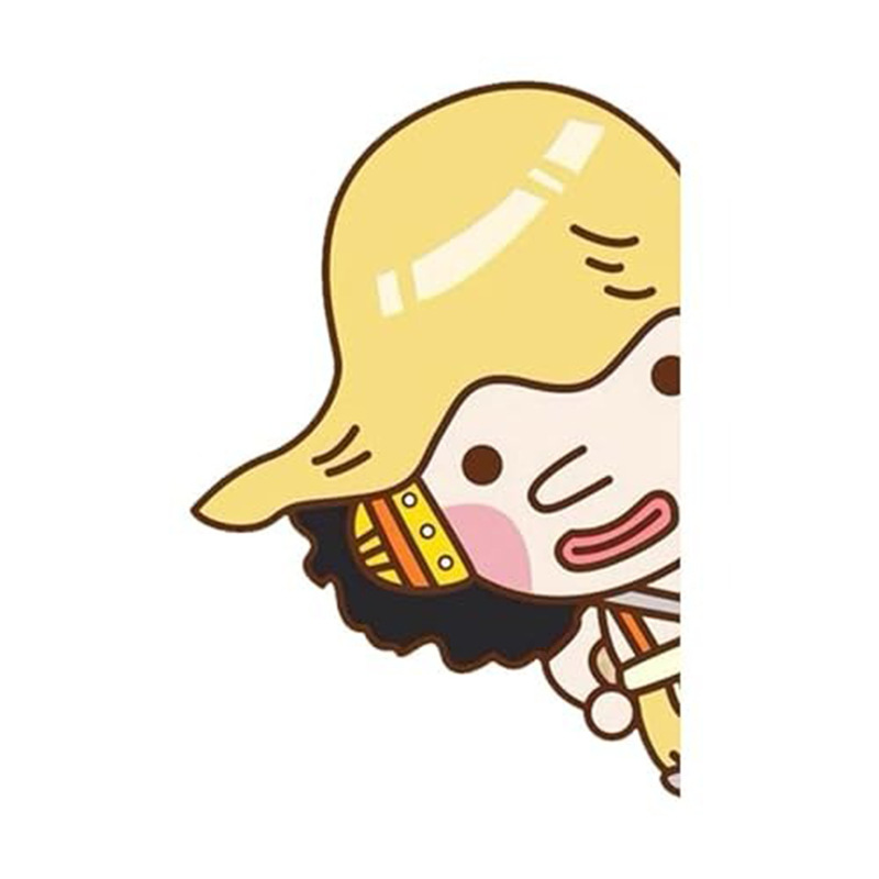One Piece anime car sticker 13cm