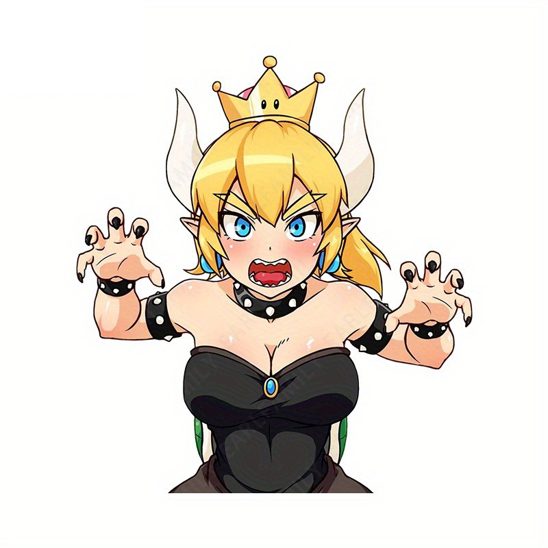 Super Mario anime car sticker 13cm