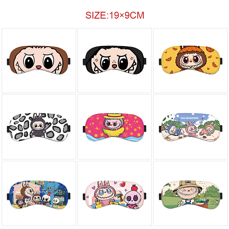 Labubu anime eyeshade for 5pcs
