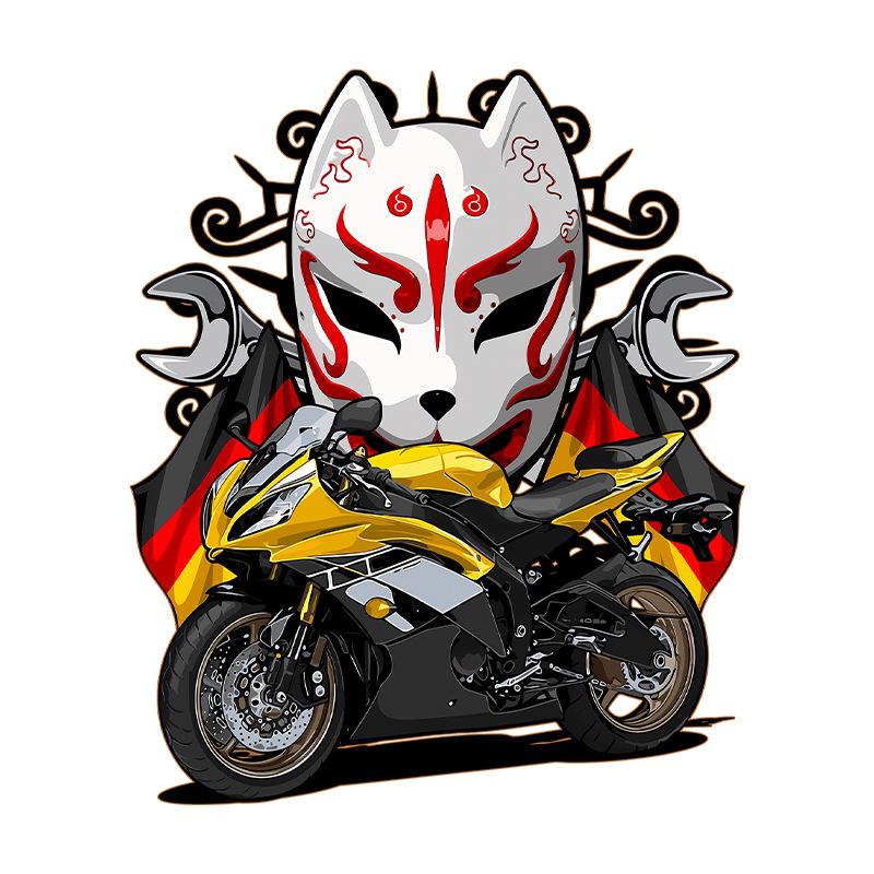 Demon slayer kimets anime car sticker 13cm
