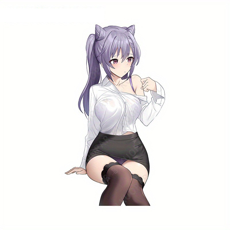 Genshin Impact anime car sticker 13cm