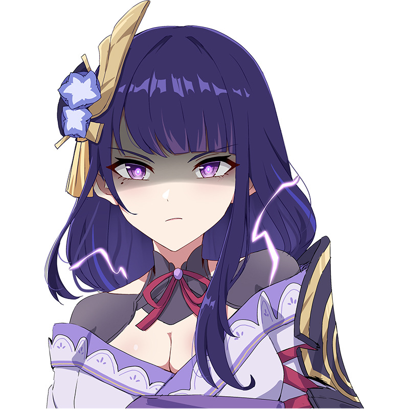 Genshin Impact anime car sticker 13cm