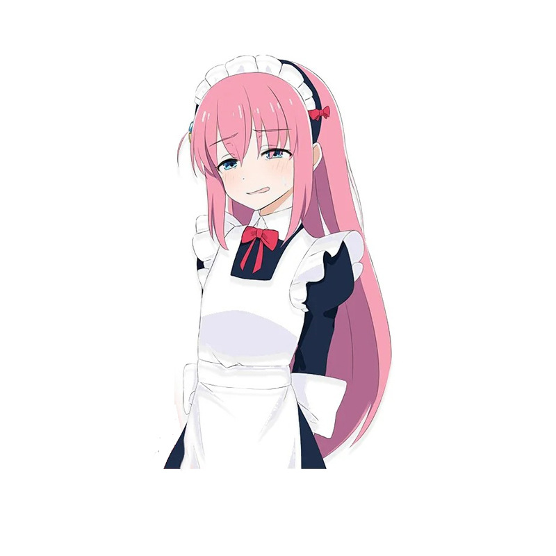 Bocchi the rock anime car sticker 13cm