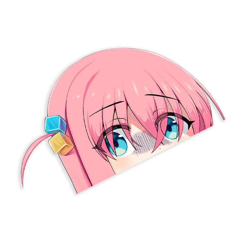 Bocchi the rock anime car sticker 13cm