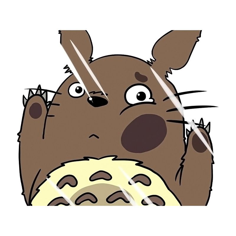 TOTORO anime car sticker 13cm