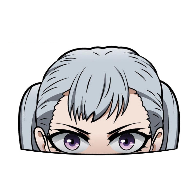 Black Clover anime car sticker 13cm
