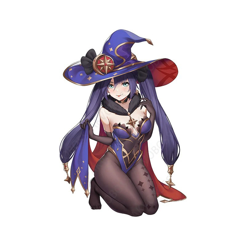 Genshin Impact anime car sticker 13cm
