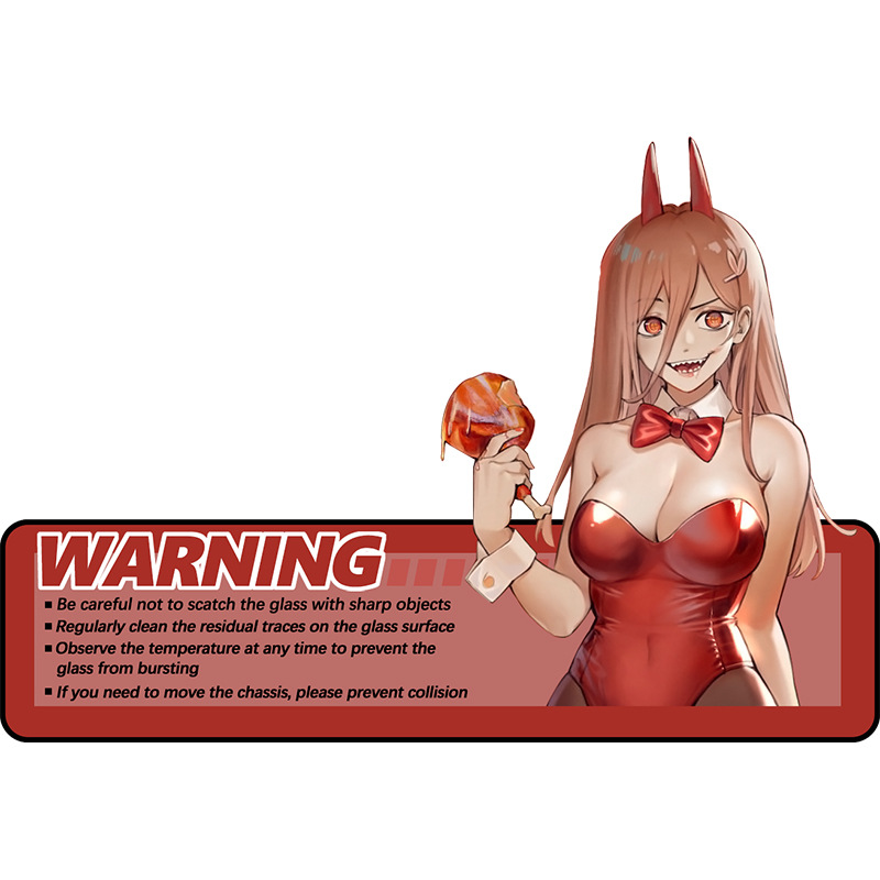 chainsaw man anime car sticker 13cm