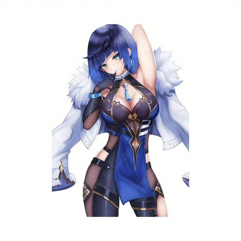 Genshin Impact anime car sticker 13cm
