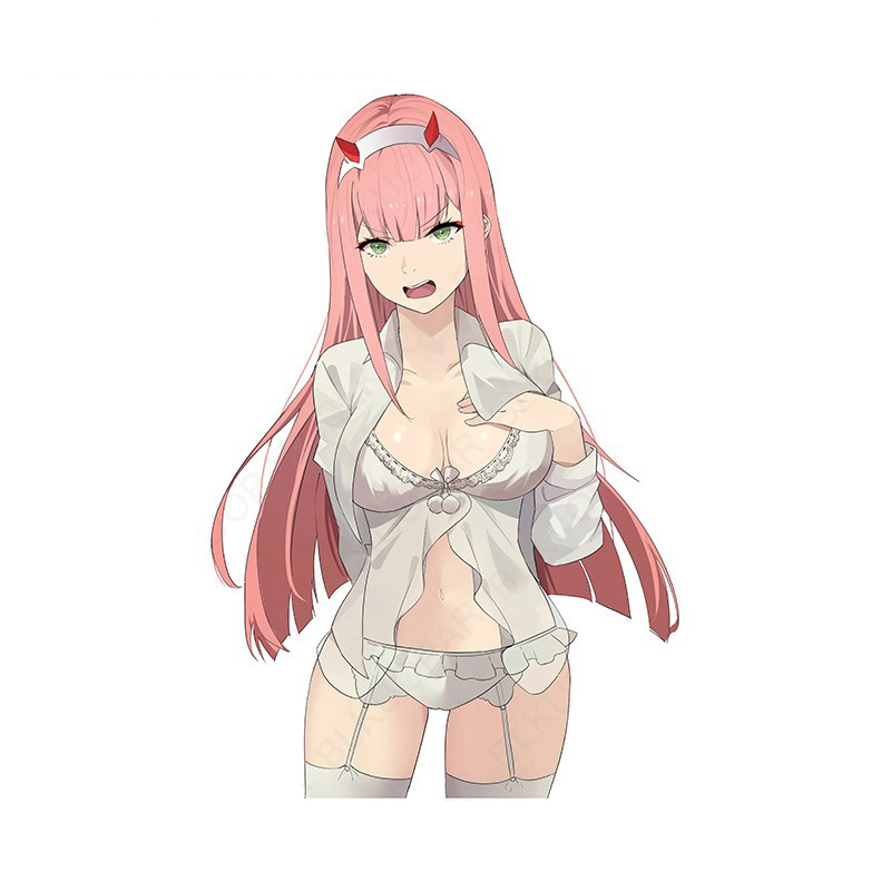 Darling In The Franxx anime car sticker 13cm