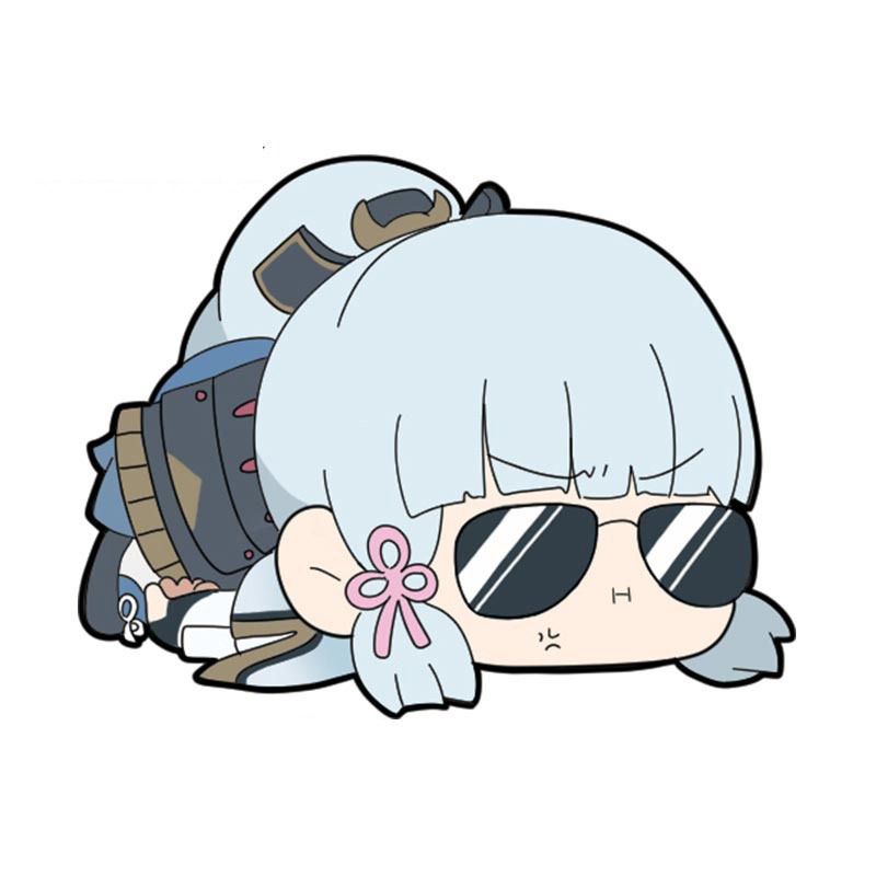 Genshin Impact anime car sticker 13cm