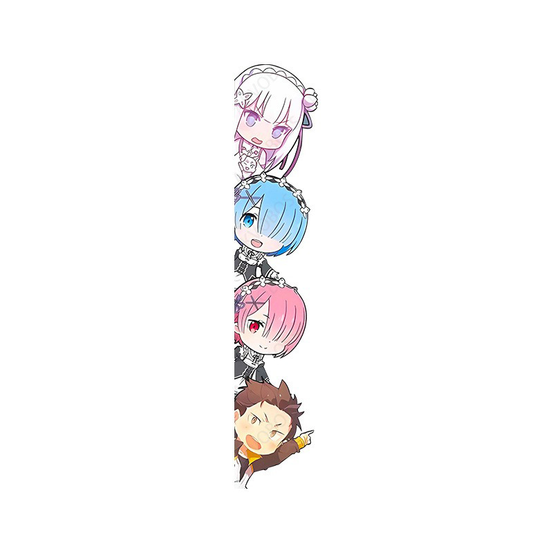 Re Zero Kara Hajimeru Isekai Seikatsu anime car sticker 13cm