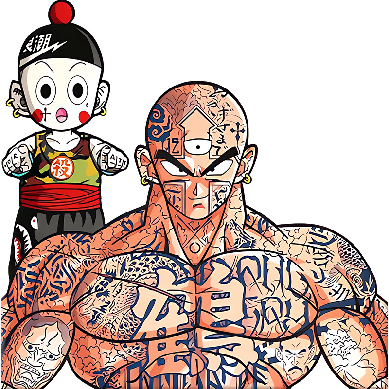 Dragon ball anime car sticker 13cm