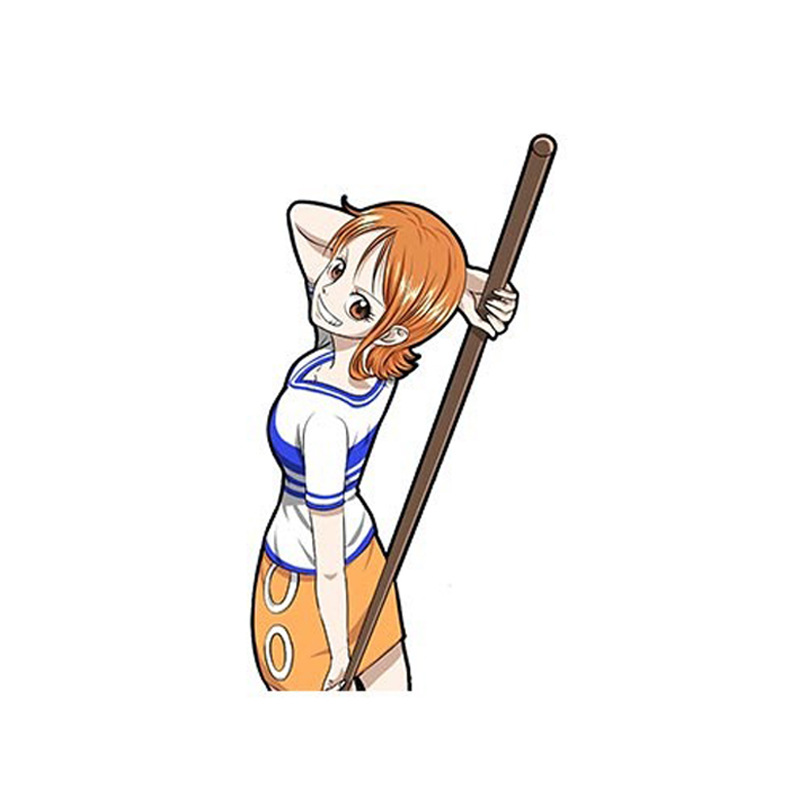 One Piece anime car sticker 13cm