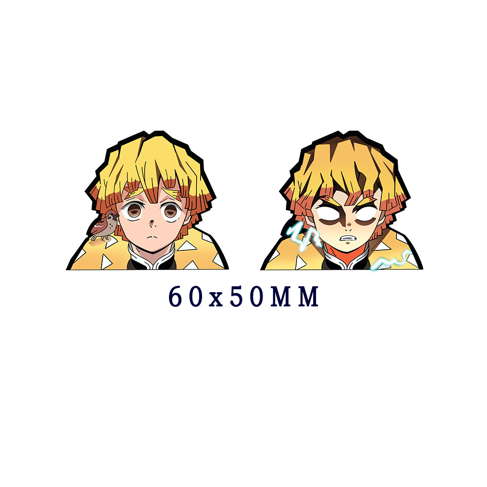 demon slayer kimets anime 3D illusion stickers
