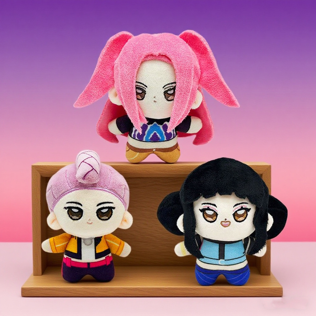 Kpop demon hunters anime plush doll 12cm