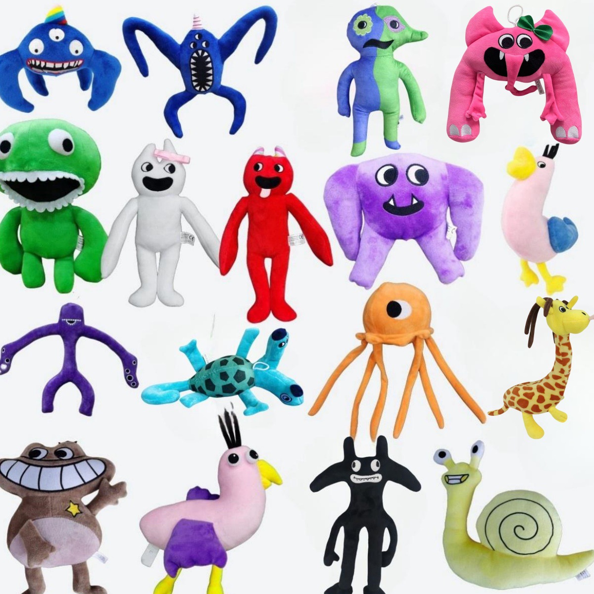 Garten of banban anime plush doll 17pcs a set