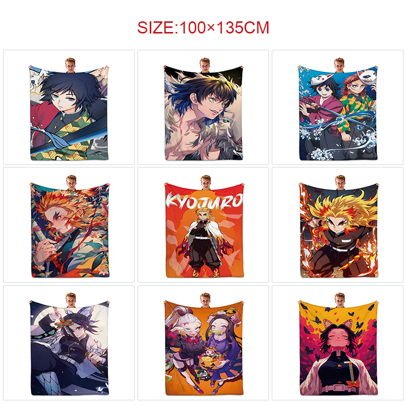 Demon slayer kimets anime Blanket 100*135cm